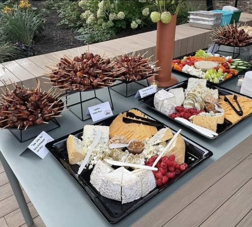 catering spread for Blu Dot!